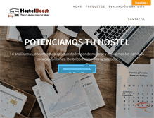 Tablet Screenshot of hostelboost.com